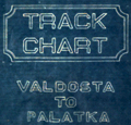 Track profile chart for Georgia Southern and Florida Railway 1916.