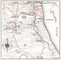 Map and brochure for Shands Bridge over the St. Johns River .