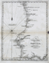 Antique nautical chart of the coast of Portugal