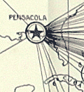 Three Corps Engineers maps of the port of Pensacola, Florida.