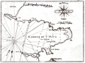 Plan of the harbor of St. Paul, Malta in the Mediterranean.