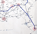 Map of existing and prospective analog broadcast television stations.