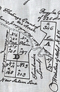 Manuscript trace of the earliest map of Erving's Grant, 1788 [1910].