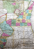 Very rare map of the nascent Wisconsin Territory from 1838.