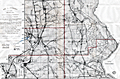 Map of DeSoto, Charlotte, Glades, Hardee, and Highlands counties, Fla.