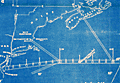 Map and diagrams related to Edward Armstrong's Seadrome System.