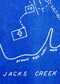 Plat map of Cedar Grove Plantation,  St. Paul, South Carolina.