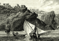 Antique view of San-Nicolo (Oia, Sanorini, Greece)