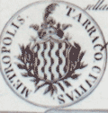 Port pass and anchorage plan for the port of Tarragona, Spain. 1833.