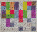 Blue-line geological map of Colbert Ranch in Texas.