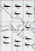 Matthew Maury's scarce thematic chart of whale sightings (5th ed.)