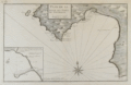 Antique chart of Palma de Mallorca in Spain's Balearic Islands