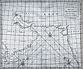 Antique chart by Cutler and Halley Saudi Arabia Indian Ocean.