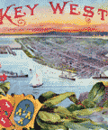 Lithographed label for the "Key West" brand of cigars ca. 1880