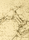 Sea chart of the town and anchorages of Alexandria, Egypt.