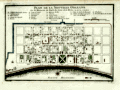 Rare antique map of New Orleans in 1753, Louisiana by Jacques Bellin