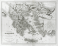 Antique map of Aegean Islands of Greece and Turkey by Dezauche.