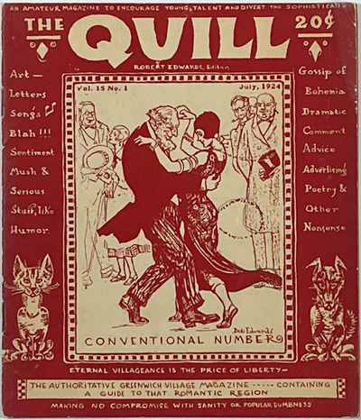 Quill magazine cover 1924