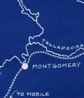 Blueprint map The Military Campaigns of Nathan Bedford Forrest.