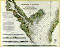 Antique nautical chart of Annapolis, Maryland and Chesapeake Bay