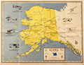 Pictorial map for Alaska Flight Planning 1969 pub. Plan-a-Flight.