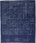 Blueprint tract map of land southeast of Roseburg, Oregon