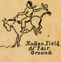 About and Roundabout Tucson map by Bernice Porter, 1936.