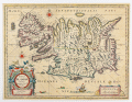 Fine map of Iceland by W. Blaeu