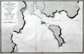 Chart of the Harbor of Doreri West Papua New Guinea by Duperrey, 1824.