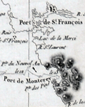 Laperouse's nautical chart of the west coast of North America, 1797.
