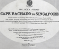 Original Admiralty Chart of the Strait of Malacca and Singapore, 1896.