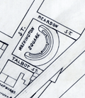 Manuscript engineers map of lower Cambridgeport, Mass. 1905.