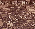 Fairchild: Stars Homes Map Beverly Hills. 1930
