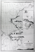 Nautical chart of Yukon River to Point Barrow, Alaska