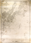 Old chart of Maine with St. George, Thomaston, and Tennant Harbor