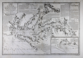 Rare French sea chart of Chesapeake Bay after Smith