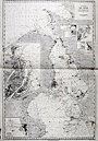 Nautical chart of the Oresund from Baltic Sea to Kattegat