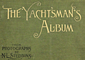 Book of 19th century yacht photographs by Stebbins
