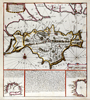 Antique chart of the Isle of Wight and the Solent by de Fer.