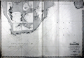 Antique sea chart of Table Bay, False Bay and Cape Town, South Africa