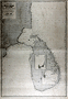 Antique French sea chart of the island of Sri Lanka