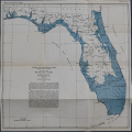 Map of the Pensacola Sea in Florida