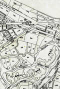Whitney's Engineer's Trace Map of Boston's Back Bay