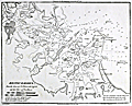 Antique harbor chart of Boston harbor