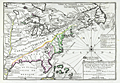 Scarce early map of eastern North America.