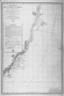 Coastal chart of states of Rio de Janeiro and Espirito Santo, Brazil