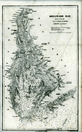 Nautical chart of Delaware Bay.
