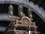 Stern view of replica galley from the Barcelona Martime Museum 'Museu Marítim' 