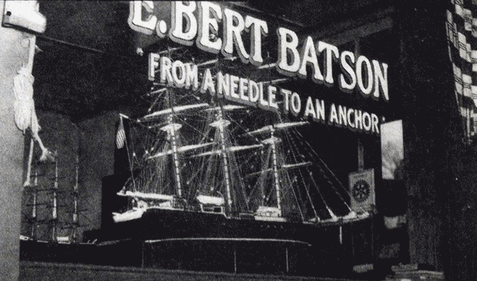 Bert Batson's store in Halifax, Nova Scotia.